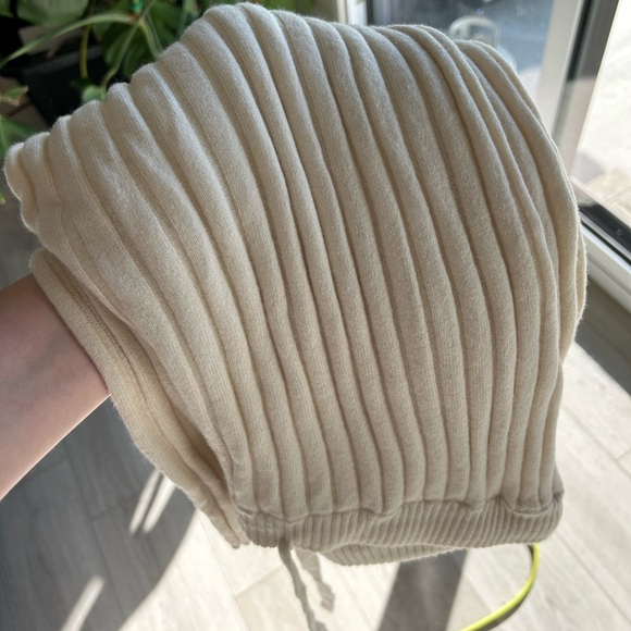 Vitamin A Ventana Recycled Cashmere Pant- Crème - Picture 3 of 4